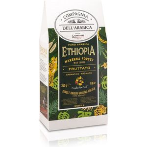 Compagnia dell'Arabica - Italiaanse koffie-Compagnia dell'Arabica Ethiopia Harenna gemalen 250 gram