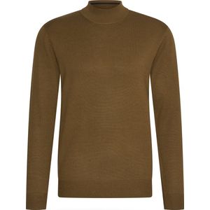 Cappuccino Italia - Heren Trui turtle neck trui - Bruin - Maat XXL