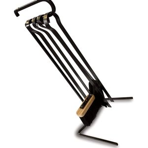 Lexium Haardset - Openhaard set - Openhaard gereedschap - Pook - Asschep - Haardtang - Haardset voor houtkachel