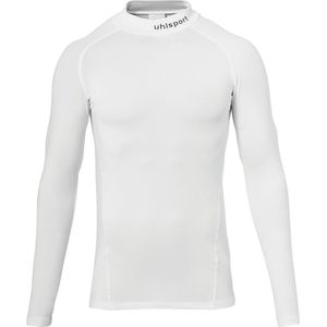 Uhlsport Distinction Pro Baselayer Shirt Opstaande Kraag Kinderen - Wit | Maat: 140