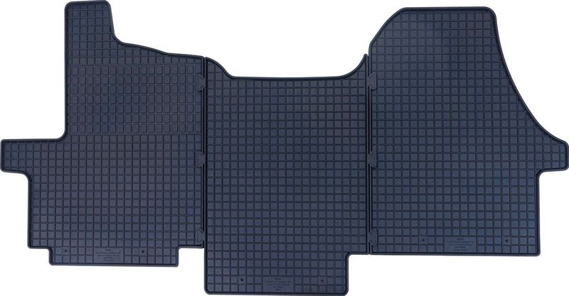 Mercedes - Sprinter - Rubbermat - Zwart - Rubber - 3-delig