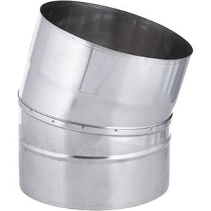 Bocht 15° RVS Ø150mm