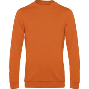 Sweater 'French Terry' B&C Collectie maat L Pure Orange/Oranje