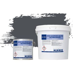 Wixx 2K Epoxy AQ 750 Betoncoating - 5kg - RAL 7015 | Leigrijs