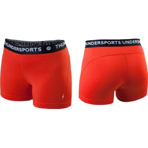 Thundersports Short - Sportbroek Dames - Rood - XS