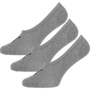 Puma 3 paar footies sokken - Invisible - Sneaker sokken - 38 - Grijs