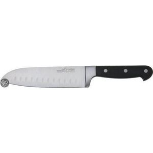 Homeij Cooking Classic Santokumes - 17cm - RVS/POM - Vaatwasbestendig
