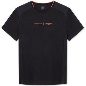 Hackett Hm500781 T-shirt Met Korte Mouwen Zwart S Man