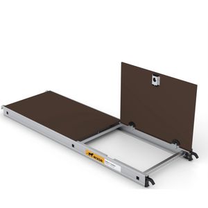 Wixor | platform 190 cm | advance | met luik | steigeronderdeel | rolsteiger | plank | asymmetrisch | stelling