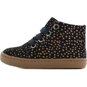 Baby | Enkelboots | Meisjes | Black Brown Dots | Leer | Shoesme | Maat 24