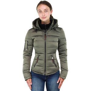 Versano Shamila New Generation Korte Dames Winterjas XS - Groen