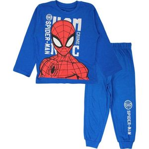Spiderman pyjama - blauw - maat 134