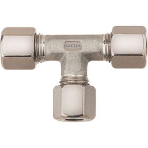 Gimeg T-stuk staal 12/15 inch X 6/8 inch X 12/15 inch
