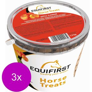 Equifirst Horse Treats Apple 1.5 kg - Paardensnack - 3 x Appel