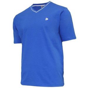 Donnay - T-shirt (Jason) - Sportshirt - V-hals shirt - Heren - Royal Blue (215) - maat 4XL