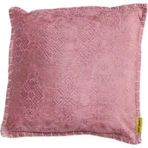 Mycha Ibiza - Sierkussen - Kali - Jacquard - katoen - 45 x 45 - Roze