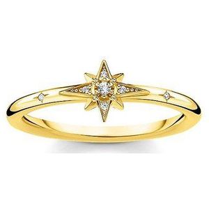 Thomas Sabo Dames-Damesring 925 Zilver 7 Zirkonia 52 Goud 32017875