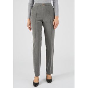 Damart - Broek stretch pull-on met siergesp - Vrouwen - Grijs - 50