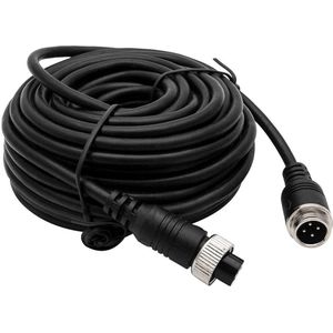 16 inch 4-polige RCA-video-verlengkabel voor achteruitrijcamera's in auto, boot en vrachtwagen