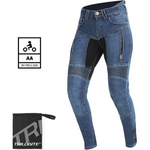 Trilobite 661 Parado Skinny Fit Ladies Jeans Long Blue Level 2 34 - Maat - Broek