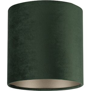 Uniqq Lampenkap velours donker groen Ø 18 cm - 15 cm hoog