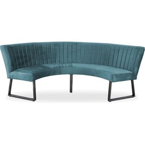 Eetkamerbank - Hengelo - stof Element petrol 14 - geschikt voor tafel 130 cm