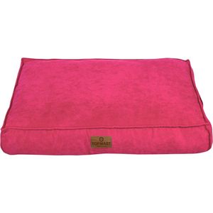 Topmast Velours Soft Serie - Hondenkussen - Fuchsia - Maat L - 97 x 68 cm - Hondenbed - Hondenkussens - Honden Ligbed