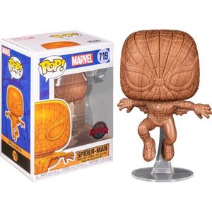 Funko! Pop - Wooden Exclusive Marvel - Spider-man (wd) (52216) /games And Toys