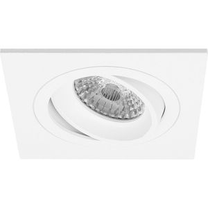 Premium platte Inbouwspot Thilo Wit Vierkante spot Extra Warm Wit (2700K) Met RTM Lighting LED