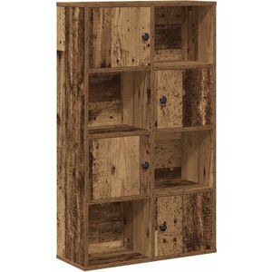 vidaXL - Boekenkast - 60x24x101,5 - cm - bewerkt - hout - oud - houtkleurig