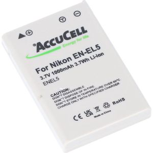AccuCell-batterij geschikt voor Nikon EN-EL5, Duracell CP1