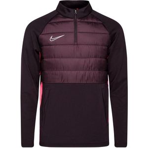 Nike Dry Academy Drill Top - Burgundy Ash/Racer Roze/Reflective Zilver - Boys Large - Kinderen 147-158cm