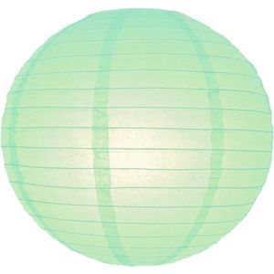 Brandvertragende lampion mint groen 75 cm - brandwerend