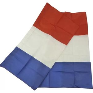 Nederlandse vlag.  90x150 cm. Geslaagd vlag- verjaardag - feest. Gevelvlag