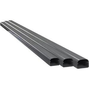 Evolar Airco Leidinggoot Donker Antraciet - 75X56MM - Lengte 1,5 Meter