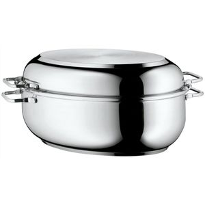 WMF Cromargan Roestvrij Staal Braadpan met Deksel - 8,5 l - Multifunctioneel - Ovenbestendig