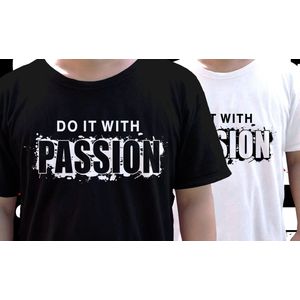 Tshirt - Passion - Maat XXL - Kracht - Wit