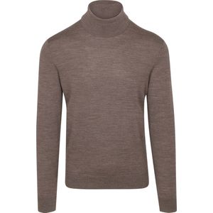 Suitable Merino Coltrui Melange Taupe - Maat XL - Heren