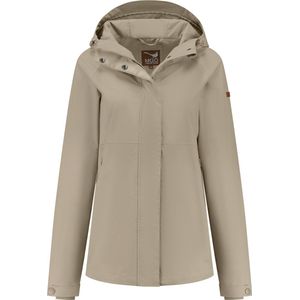 MGO Skylar - Waterdichte jas dames - Regen jacket vrouwen - Taupe