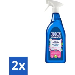 Blue Wonder - Bad & Toilet Spray - Krachtige Hygiëne - 750 ml - Voordeelverpakking - 2 stuks