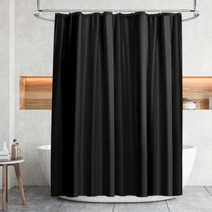 Douchegordijn Anti Schimmel - Waterdicht - 1 stuk - zwart - PEVA - 180 x 180 cm