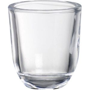 Bolsius Kandelaar Houder glas voor votive rond 65/58 Transparent (per 6 stuks)