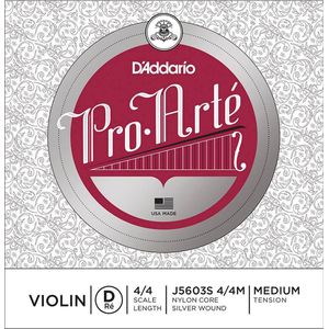 D'Addario J5603S-44M violin string D-3 4/4, medium, silver wound