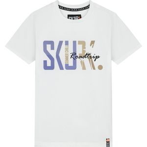 SKURK - T-shirt Terrence - White - maat 110/116