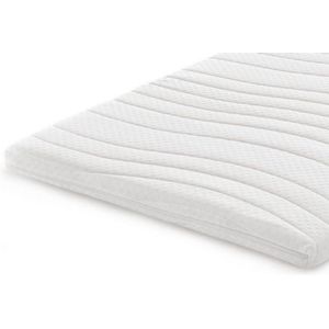 MIA Sleep® Topper Hotel XL - Topdekmatras 140x220 - Koudschuim - Hybrid GEL - Luxe Tijk - 9 cm dik - Orthopedisch