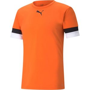 Puma Teamrise Shirt Korte Mouw Heren - Oranje | Maat: L