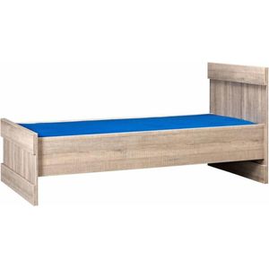 Bed 90x210 - Donker grijs hout - Storm