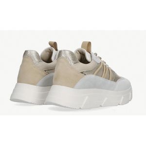 Tango Dames Sneaker Kady Fat Off White/gold Multi | Maat: 38