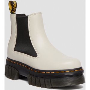 Dr. Martens Audrick Platform Chelsea Grey Nappa Lux - Dames Boots - Maat 40