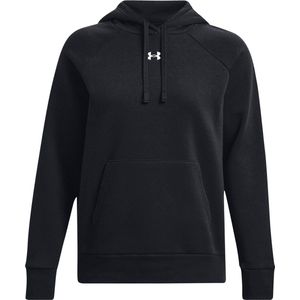 Under Armour UA Rival Fleece Hoodie Dames Trui - Zwart - Maat XL